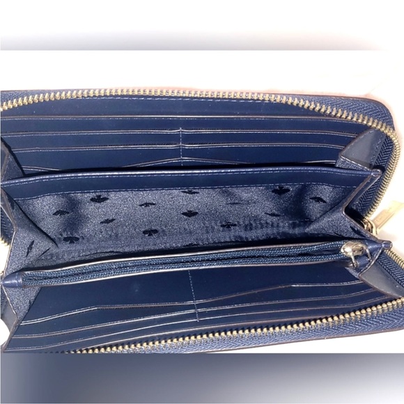 Kate Spade Corral & Cream Continental Wallet - Picture 7 of 8